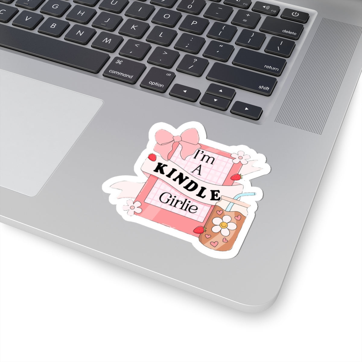I’m a Kindle Girlie Sticker Cute Reading Laptop Sticker