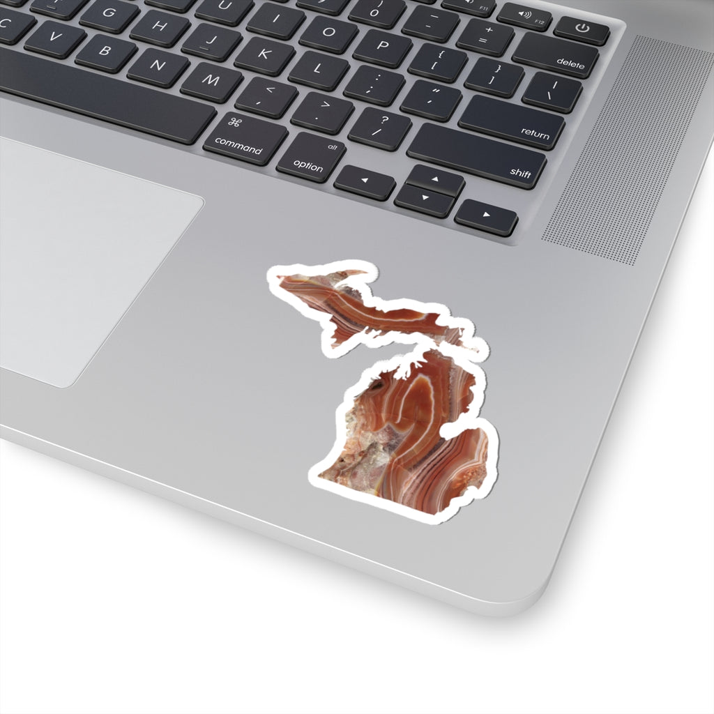 Michigan agate sticker