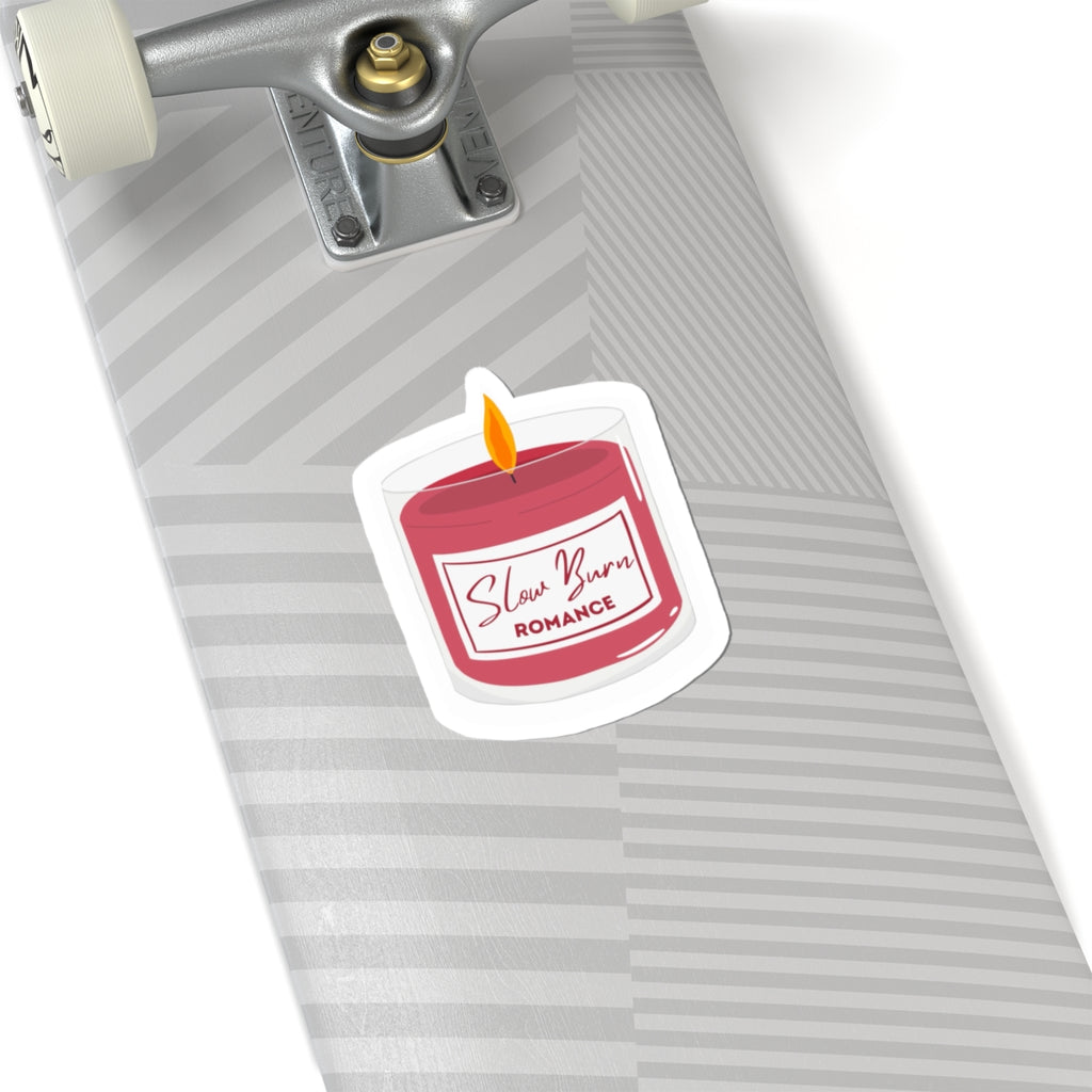 Slow Burn Romance Candle Sticker Decal