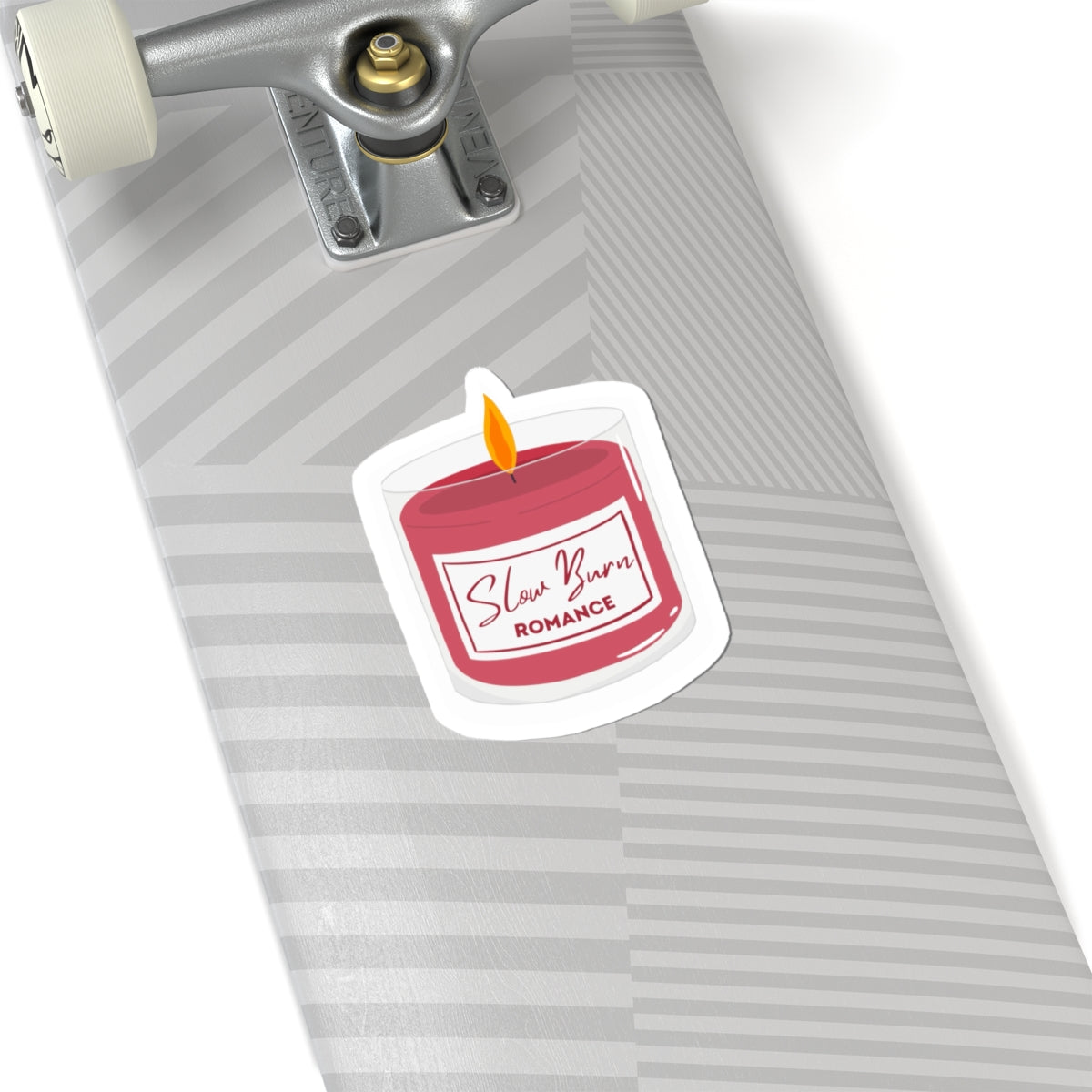Slow Burn Romance Candle Sticker Decal
