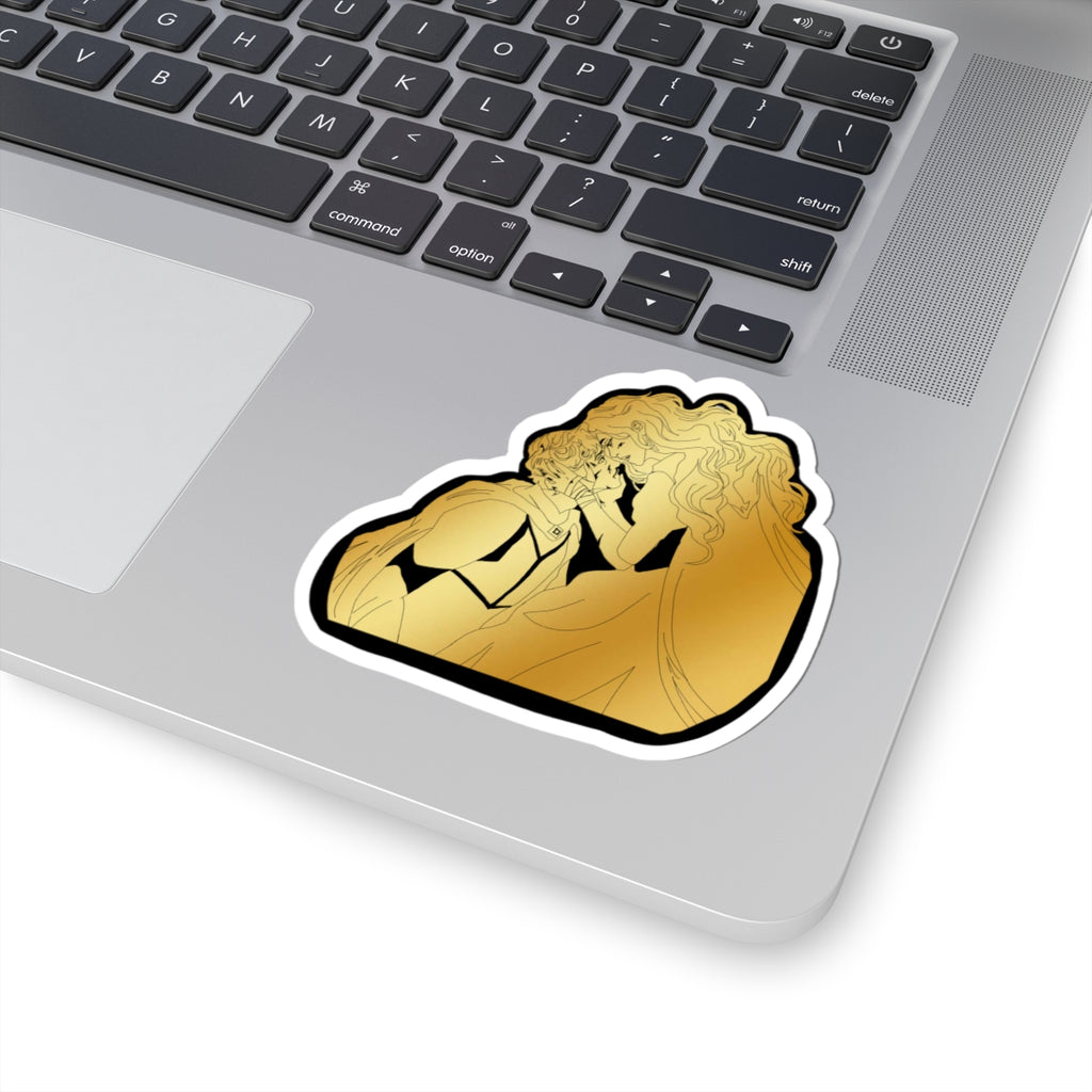 Romance Kiss-Cut Sticker Knight & Princess