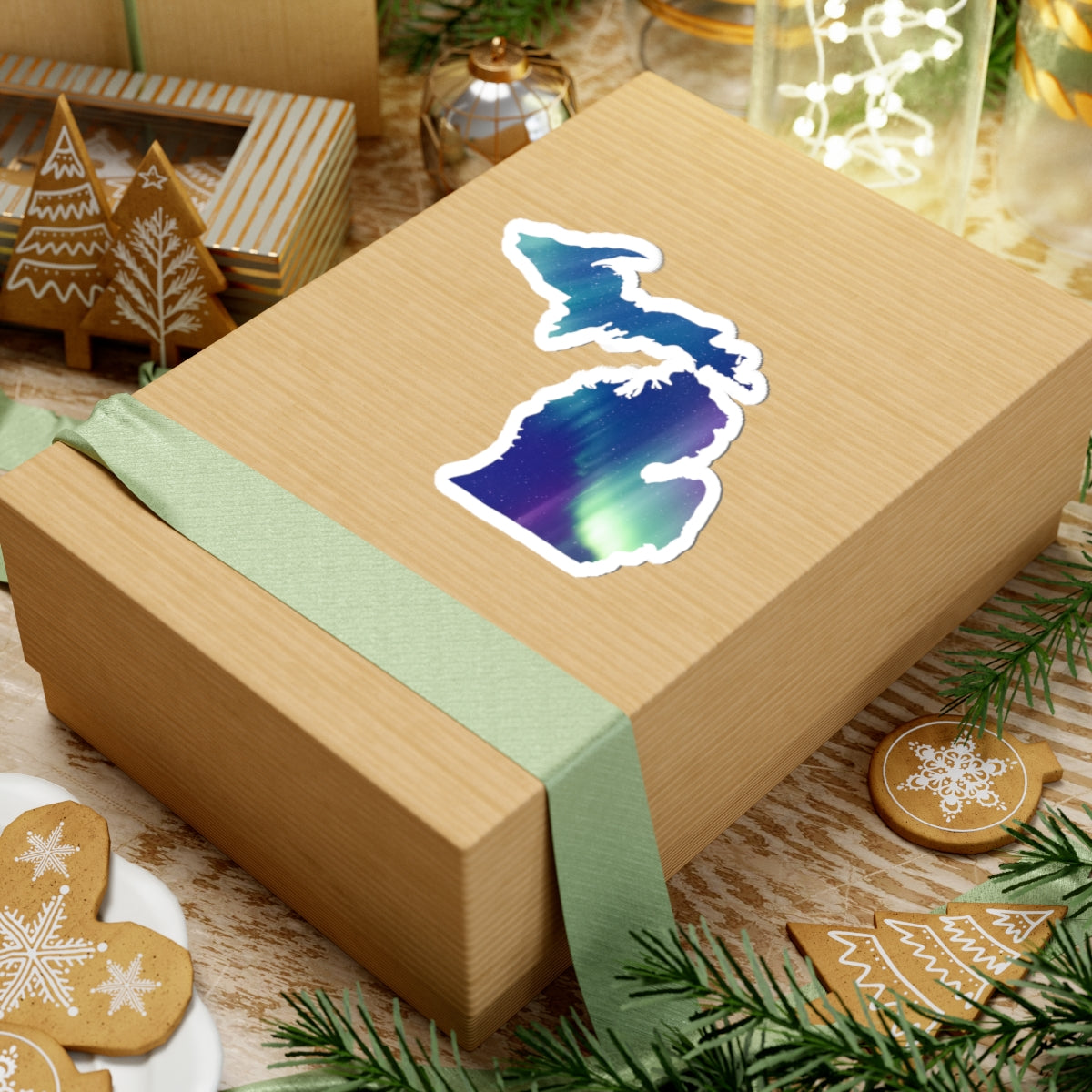 Michigan Northern Lights Sticker