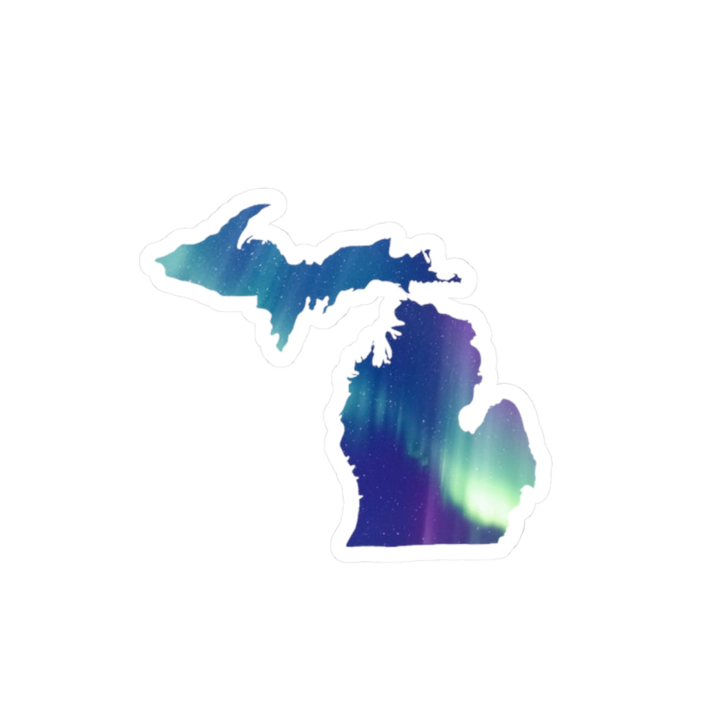 Michigan Northern Lights Sticker