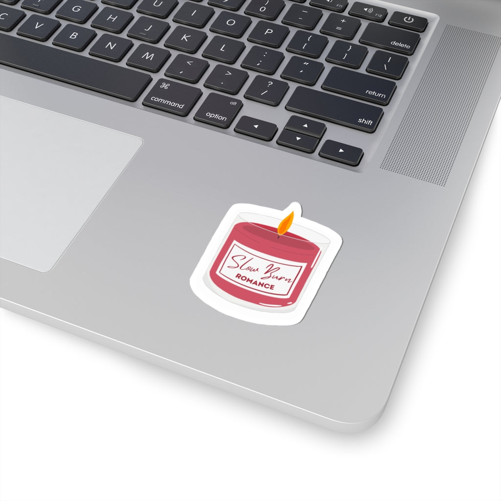 Slow Burn Romance Candle Sticker Decal