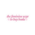 Sticker — "the feminine urge to buy books" Pink Aesthetic Book Lover Sticker