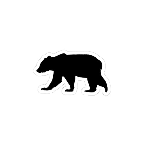 Black Bear Silhouette Sticker