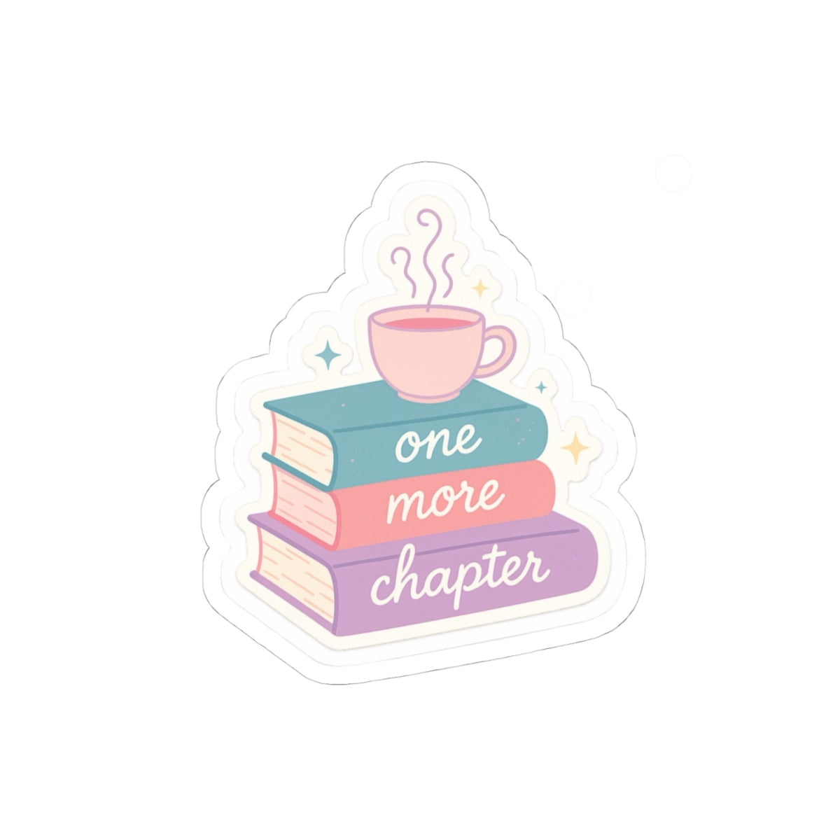 One More Chapter Sticker Book Lover Decal