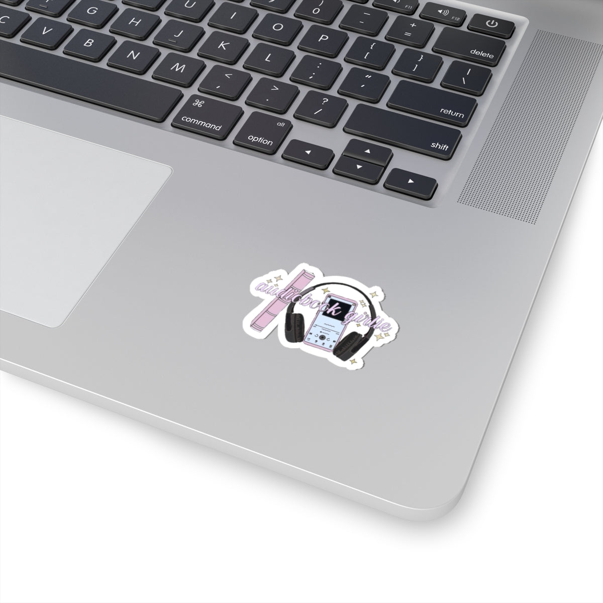 Audiobook Girlie Sticker — Cute Headphones & Phone Sticker for Book Lovers