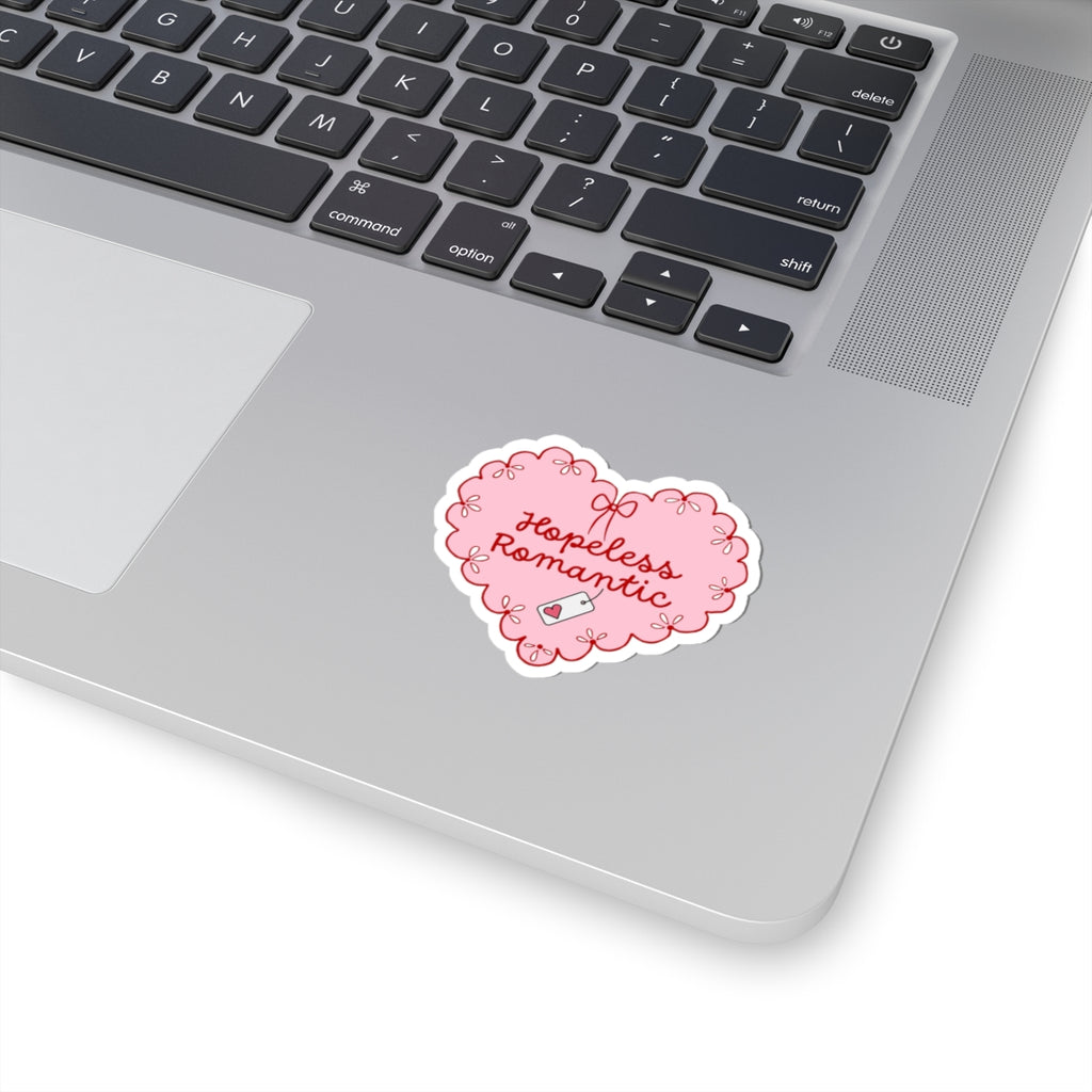 Hopeless Romantic Heart Sticker