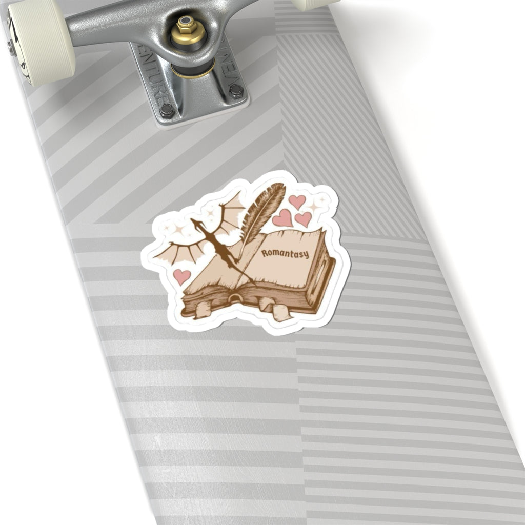 Romantasy Book & Dragon Sticker