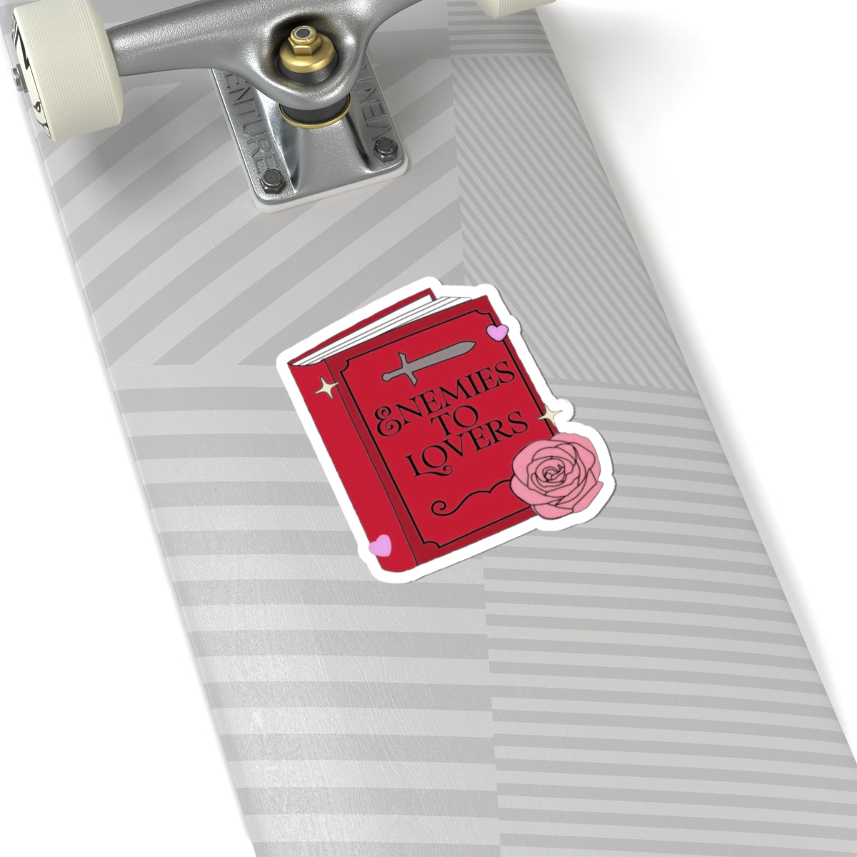 "Enemies to Lovers" Book Sticker