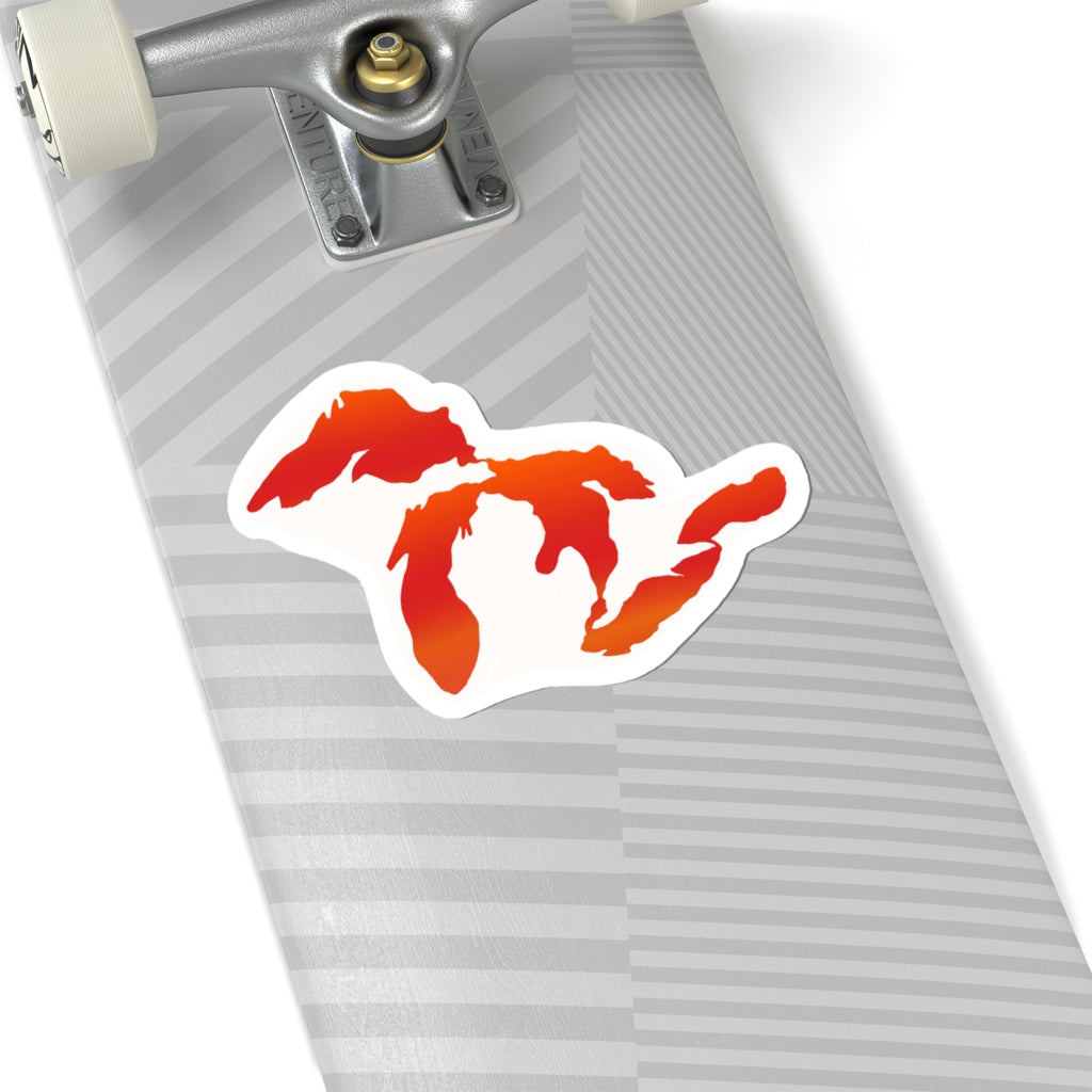 Great Lakes Orange Sticker