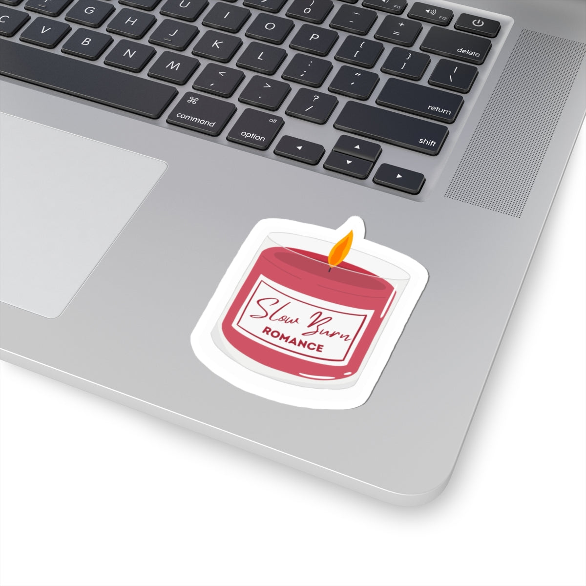 Slow Burn Romance Candle Sticker Decal