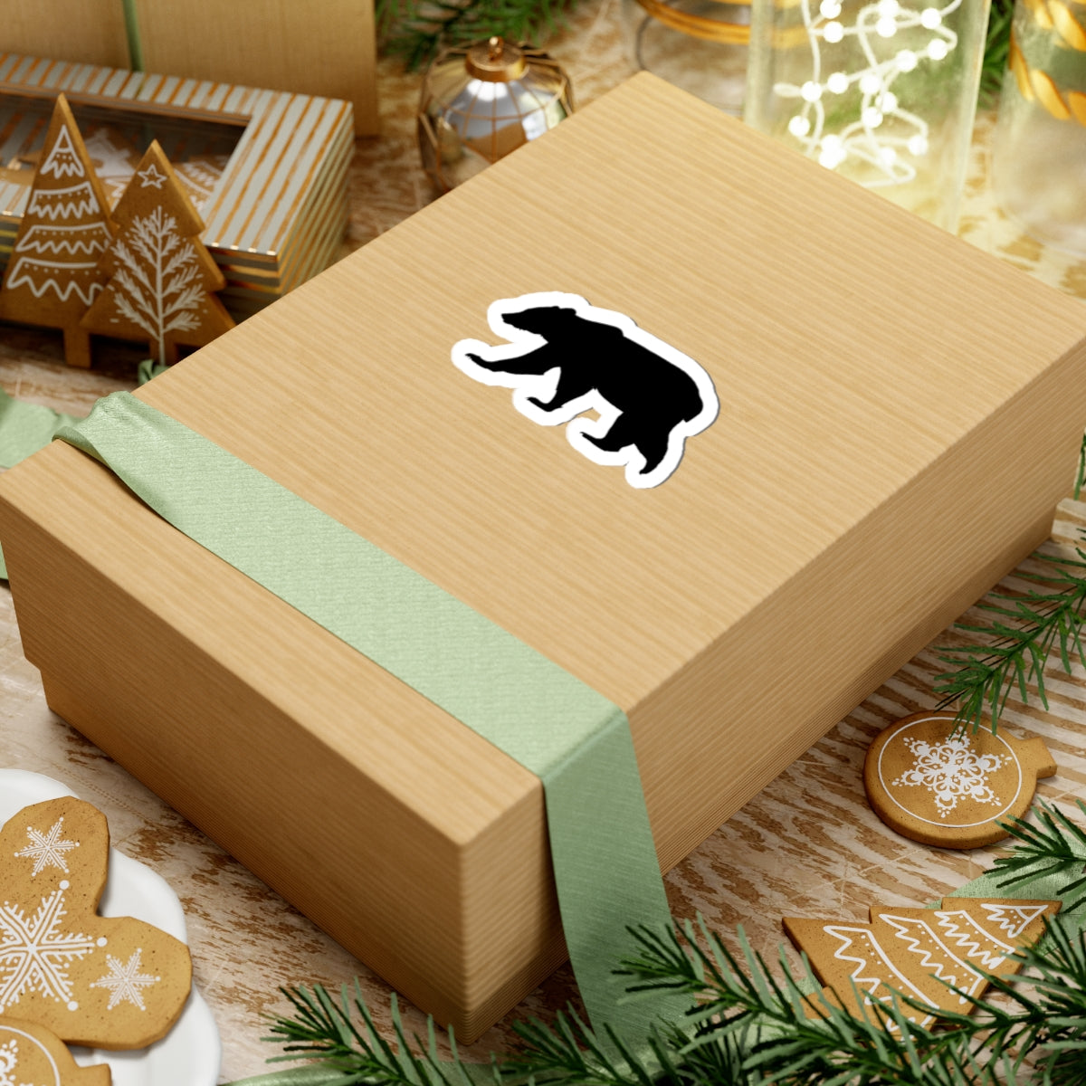 Black Bear Silhouette Sticker