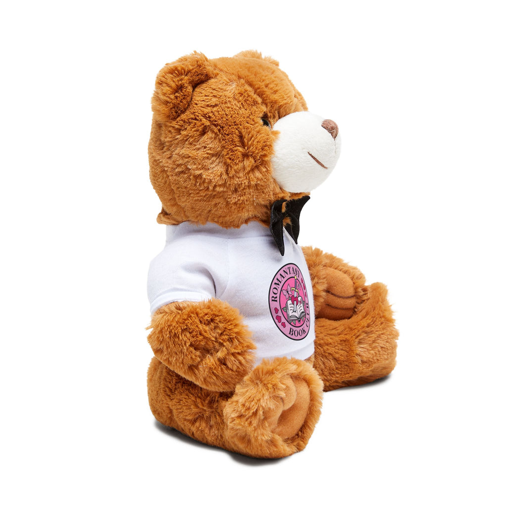Plush Teddy Bear with Book Club Shirt
