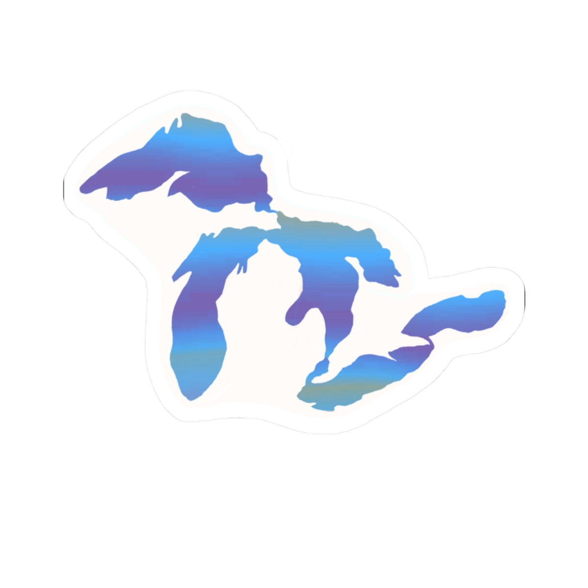 Great Lakes Watercolor Sticker