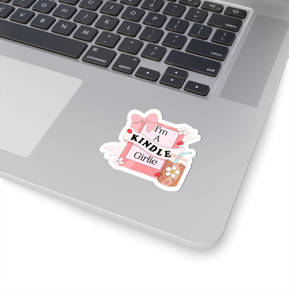 I’m a Kindle Girlie Sticker Cute Reading Laptop Sticker