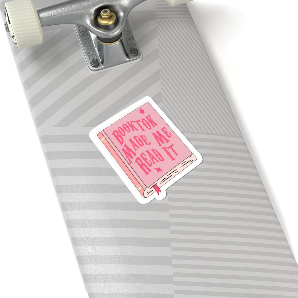 BookTok Made Me Read It Sticker for Laptops & Journals