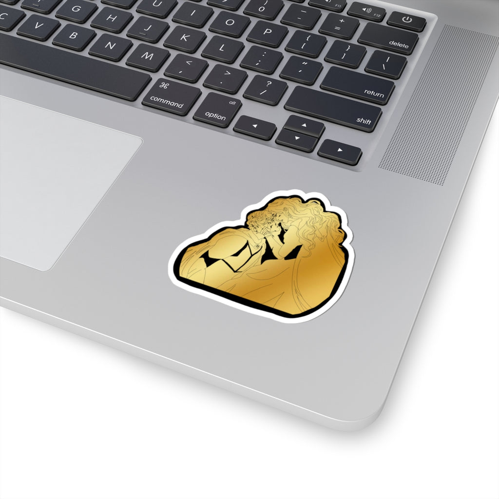 Romance Kiss-Cut Sticker Knight & Princess