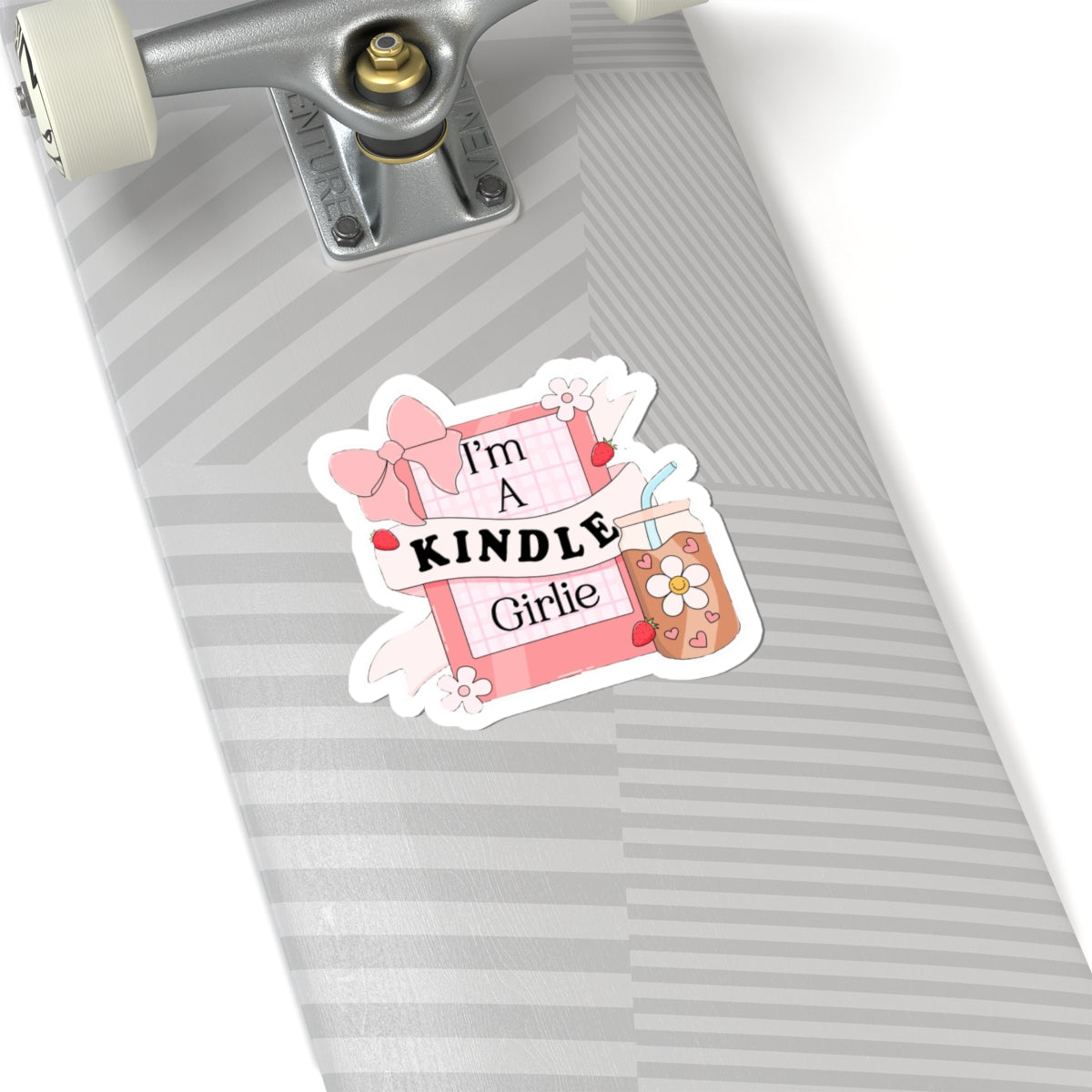 I’m a Kindle Girlie Sticker Cute Reading Laptop Sticker