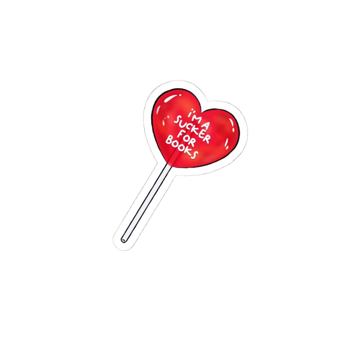 Heart Lollipop Sticker